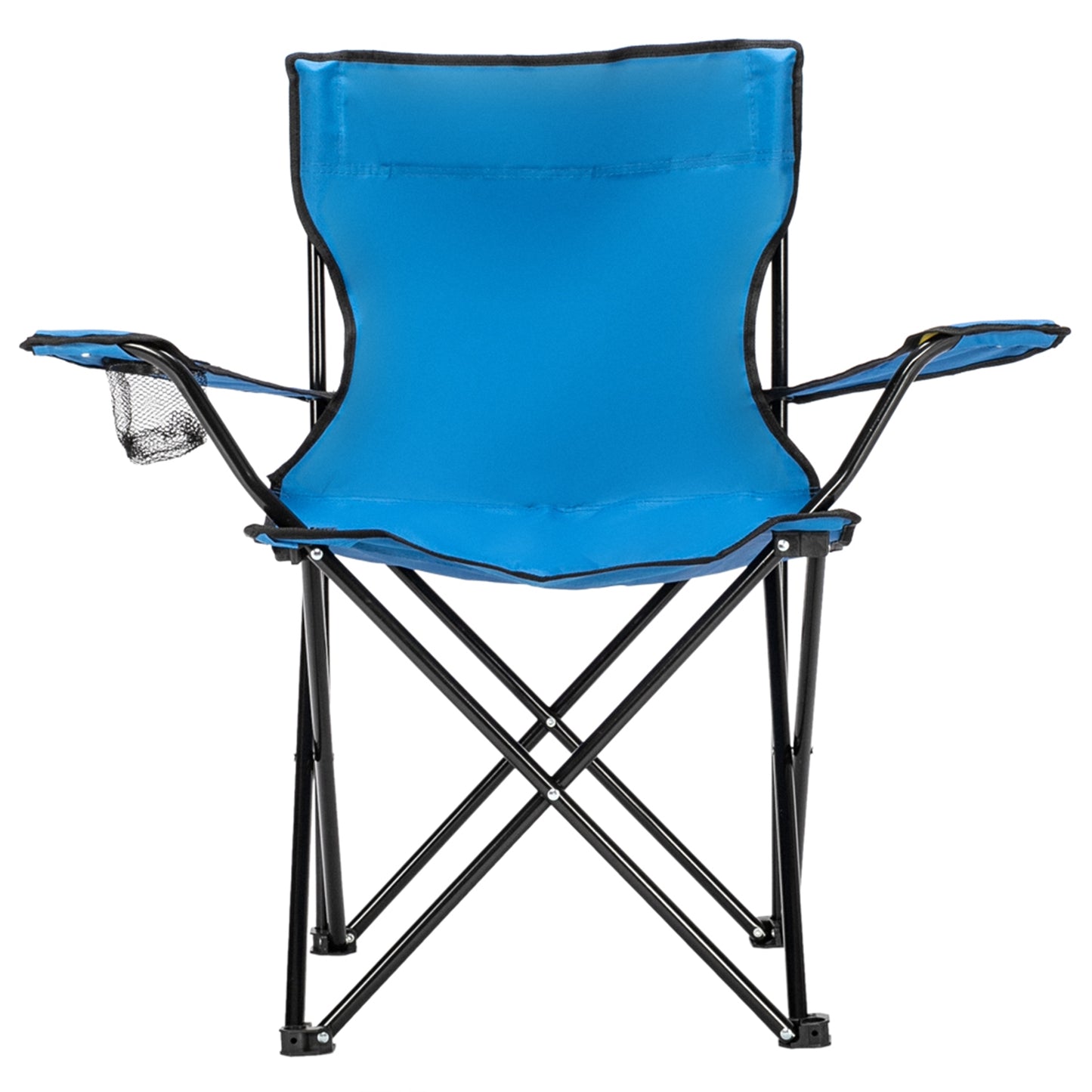 Folding Camping Chair, Ultralight Outdoor Portable Chair with Cup Holder and Carry Bag, for BBQ, Beach, Hiking, Picnic, DT18