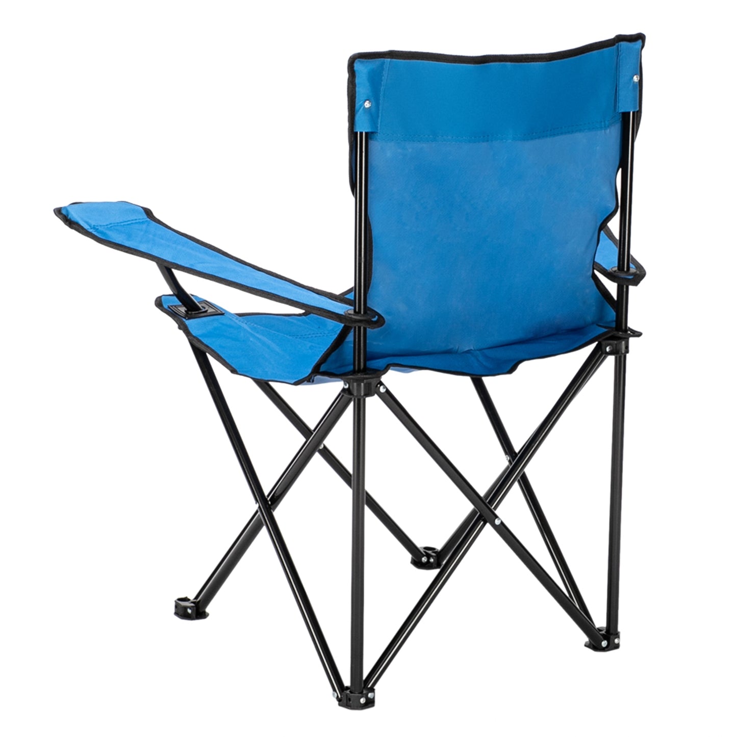 Folding Camping Chair, Ultralight Outdoor Portable Chair with Cup Holder and Carry Bag, for BBQ, Beach, Hiking, Picnic, DT18