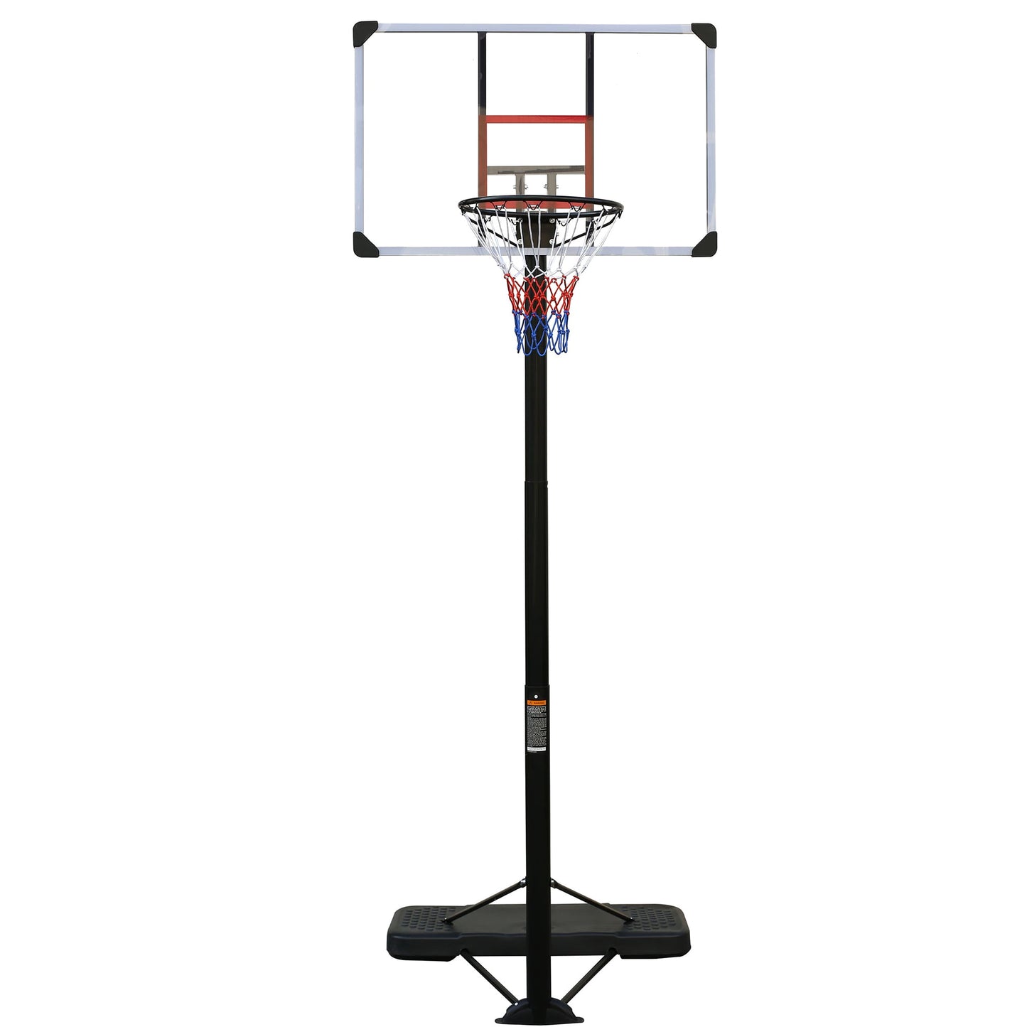 Outdoor Basketball Hoop, Portable Basketball Court for Adults Teenagers, 4.75ft -10ft Height Adjustable Basketball Goal, DT65