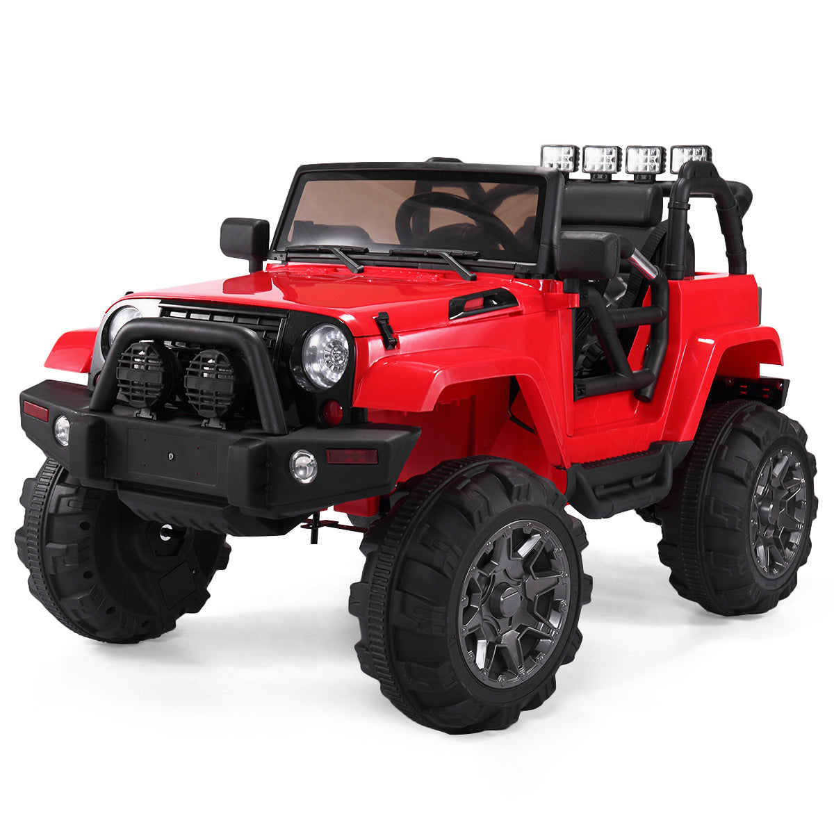 12V Ride On Cars with Remote Control, Electric Ride On Vehicles, Red Ride On Truck, DT26