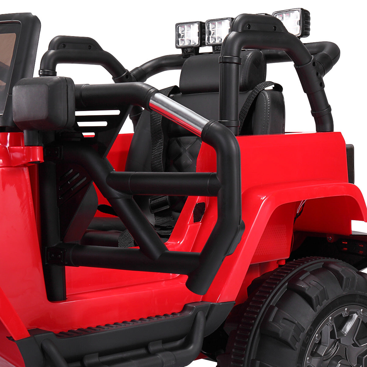 12V Ride On Cars with Remote Control, Electric Ride On Vehicles, Red Ride On Truck, DT26